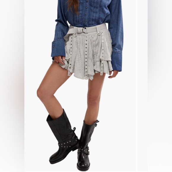 Free People Rue Mini Skirt - Picture 4 of 13